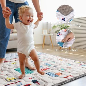 Anti slip city road play mat