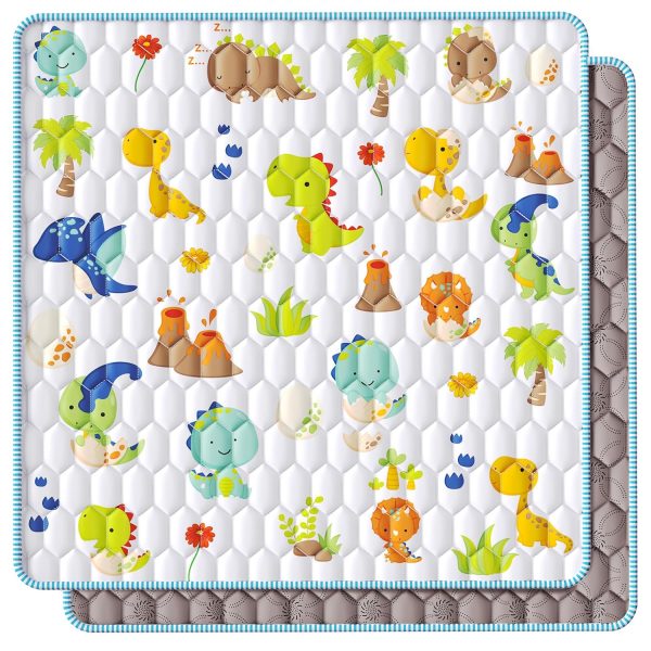 dinosaur themed baby play mat